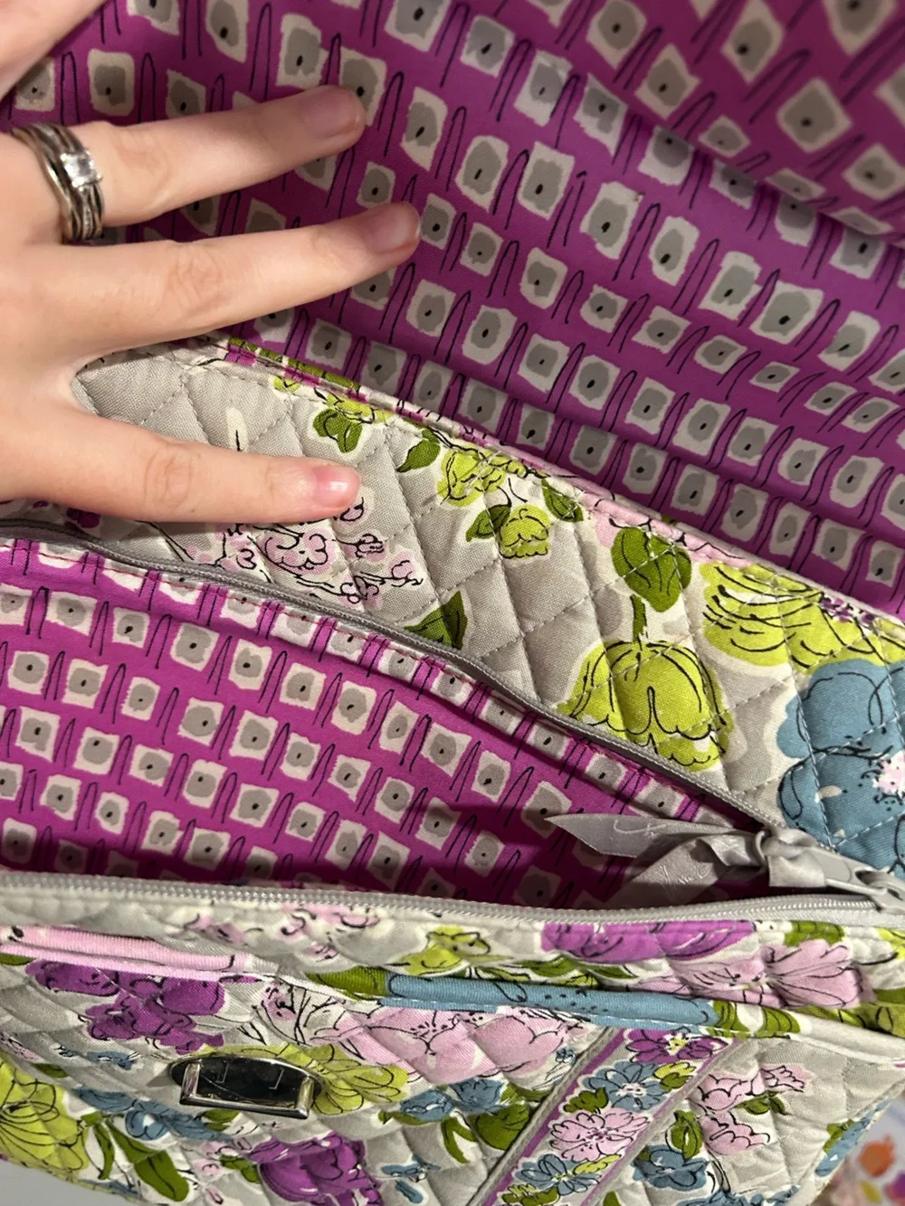 Vera Bradley Structured Messenger Bag